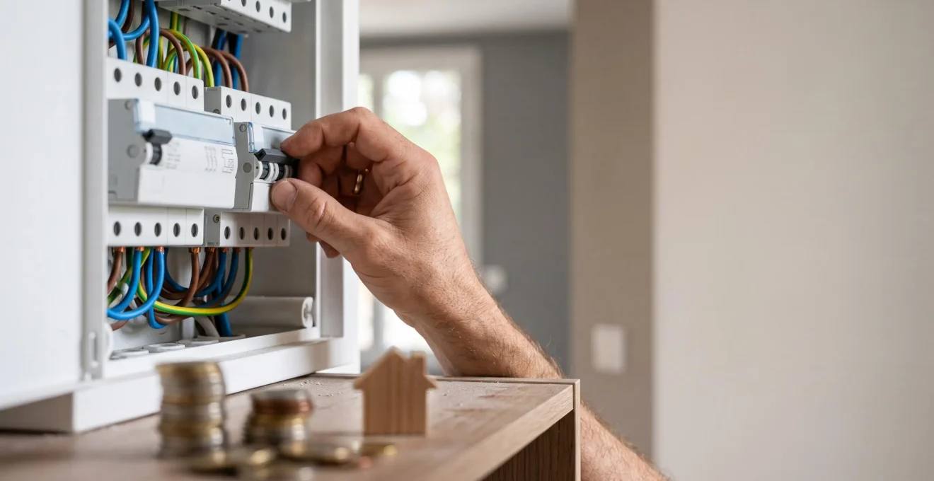 Rénovation électrique d'un logement financée avant sa mise en location
