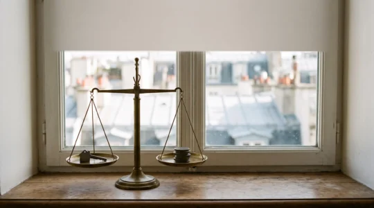Illustration symbolique d'un équilibre entre une clé de logement et une réduction fiscale, représentant le compromis entre loyer modéré et avantage fiscal