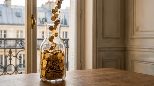 Illustration symbolique d'un équilibre financier représentant le plafonnement des réductions fiscales à 18000 euros